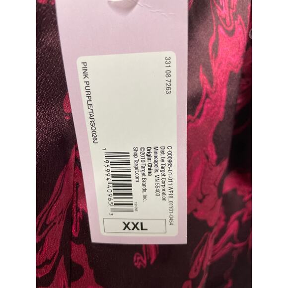Wild Fable Women’s Tank Slip Dress XXL Pink Purple/ TARSO026j 2019 Target - Picture 7 of 7